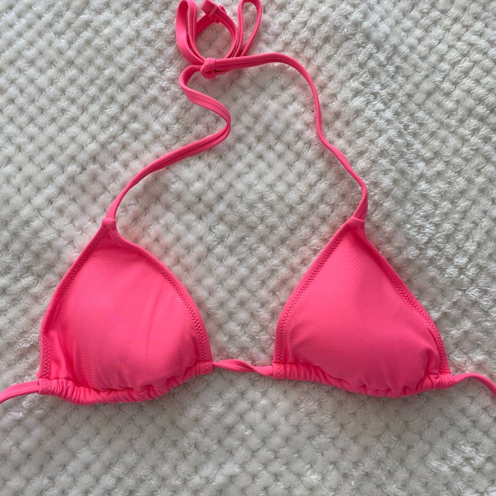 Aerie triangle bikini top